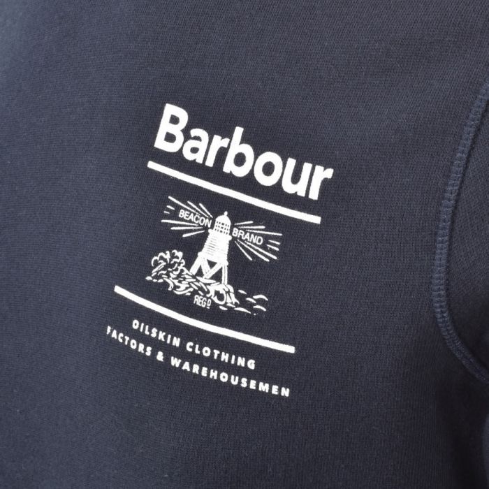 Barbour Reed Crew Sweatshirt Navy