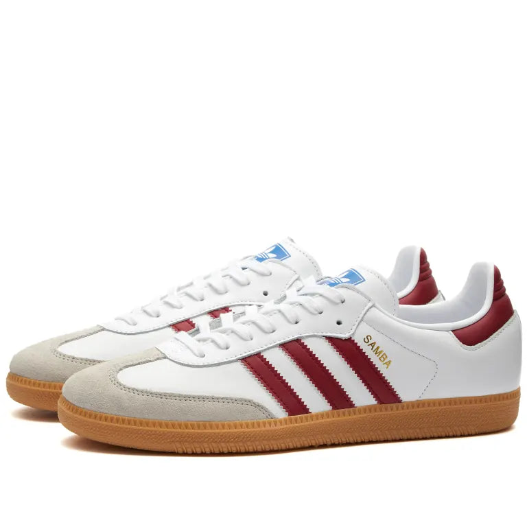 Adidas Samba OG IF 3813 Cloud White / Collegiate Burgundy