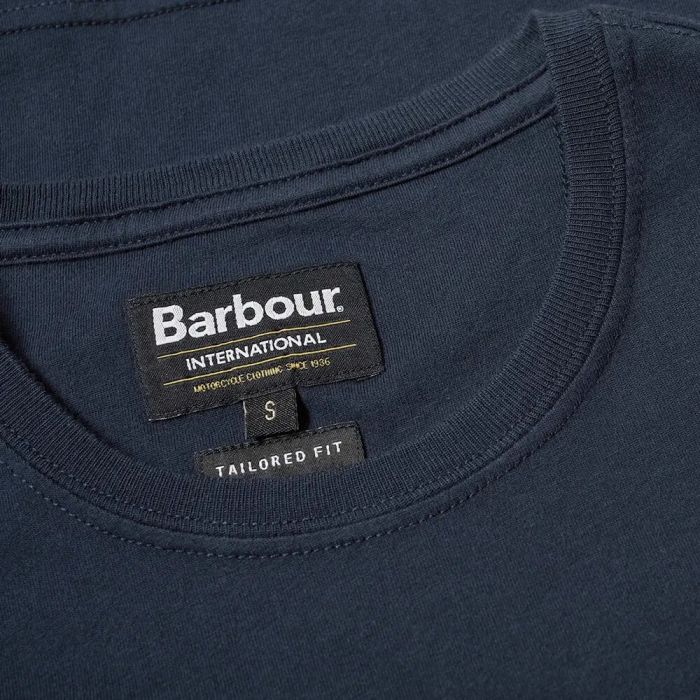 Barbour International Essential Crew Sweatshirt Navy