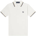 Fred Perry Reissues Original Twin Tipped Polo Soft White Caramel Navy