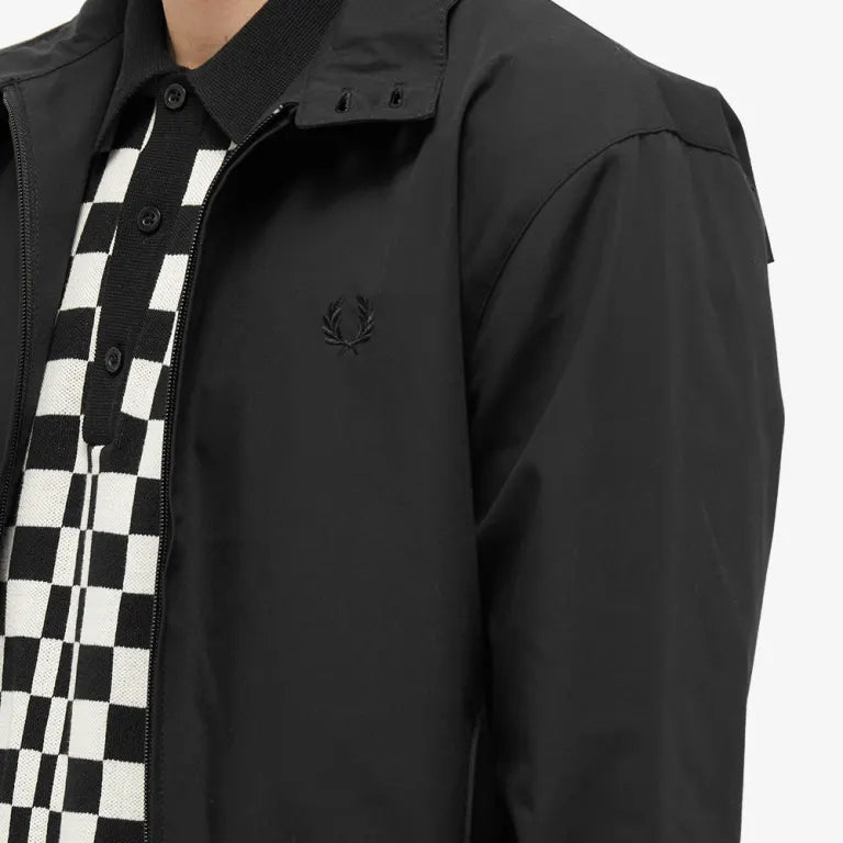 Fred Perry Made In England Harrington Jacket Black