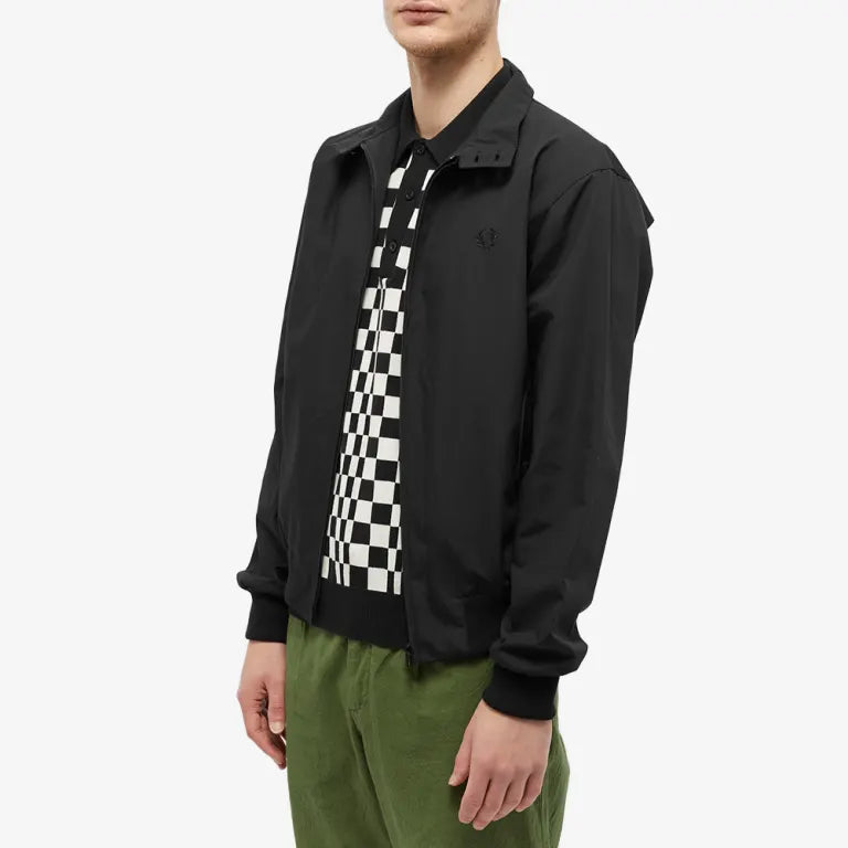 Fred Perry Made In England Harrington Jacket Black