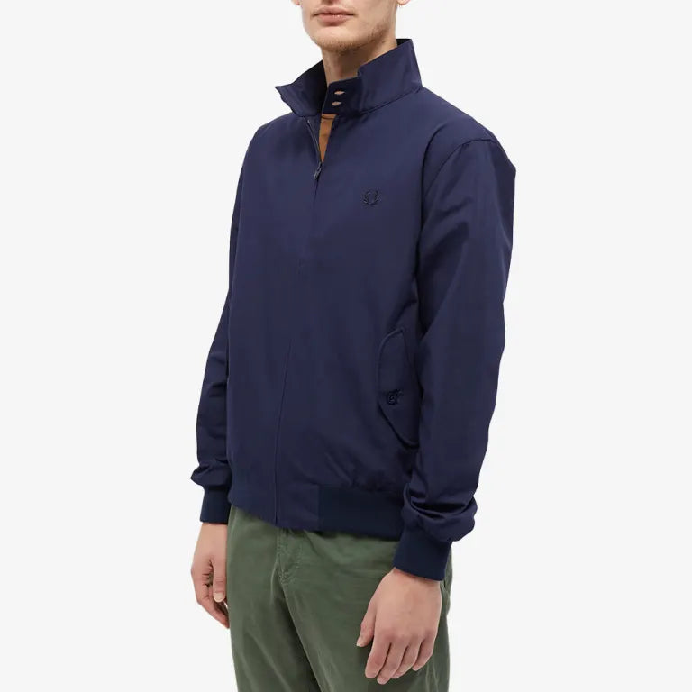 Fred Perry Made In England Harrington Jacket Navy