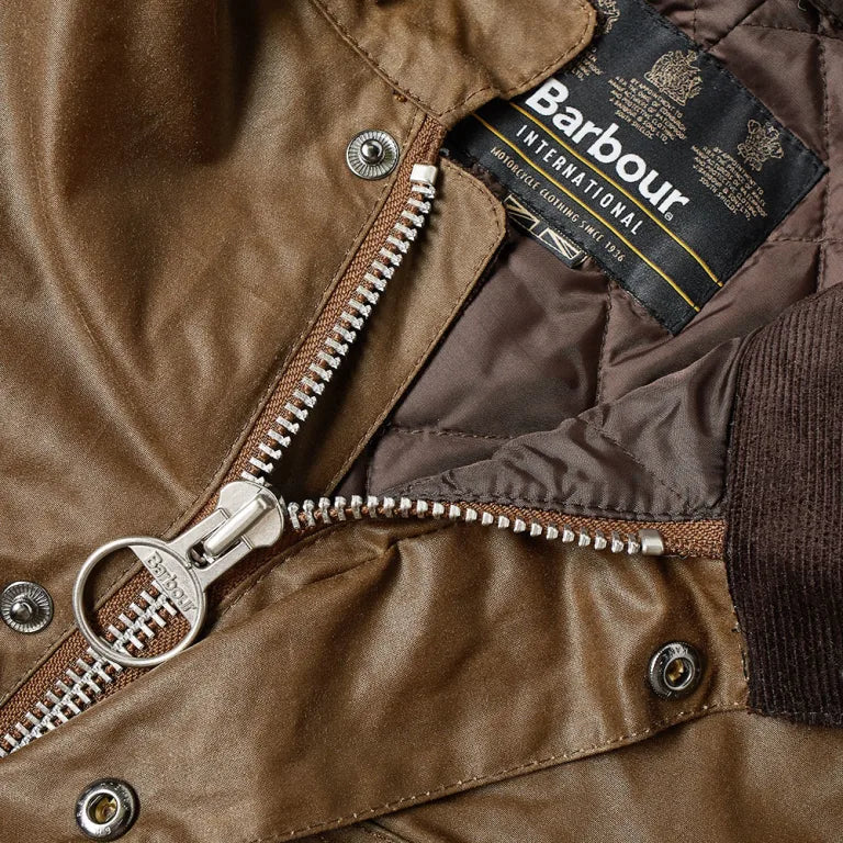Barbour International Duke Waxed Jacket Bark