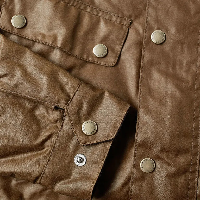 Barbour International Duke Waxed Jacket Bark