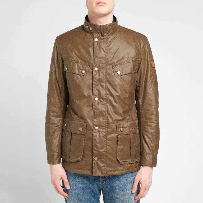 Barbour International Duke Waxed Jacket Bark