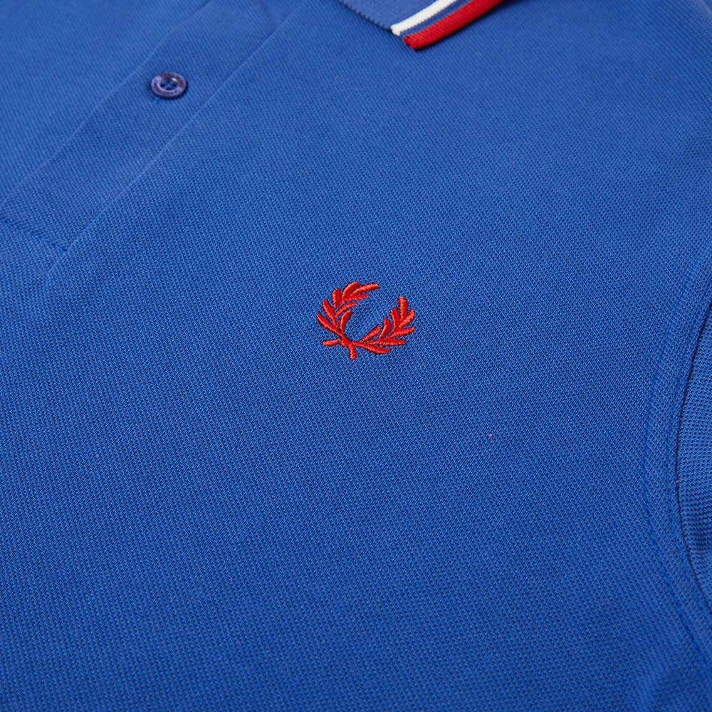 Fred Perry Reissues Original Twin Tipped Polo Bright Blue