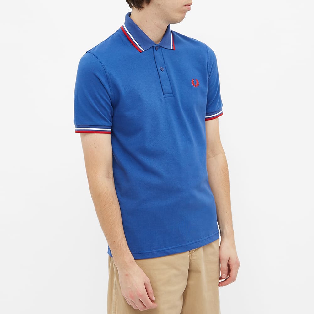 Fred Perry Reissues Original Twin Tipped Polo Bright Blue