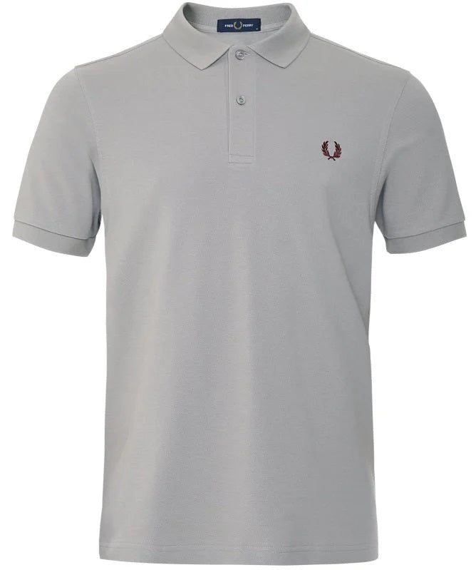 Fred Perry Slim Fit Plain Polo Limestone