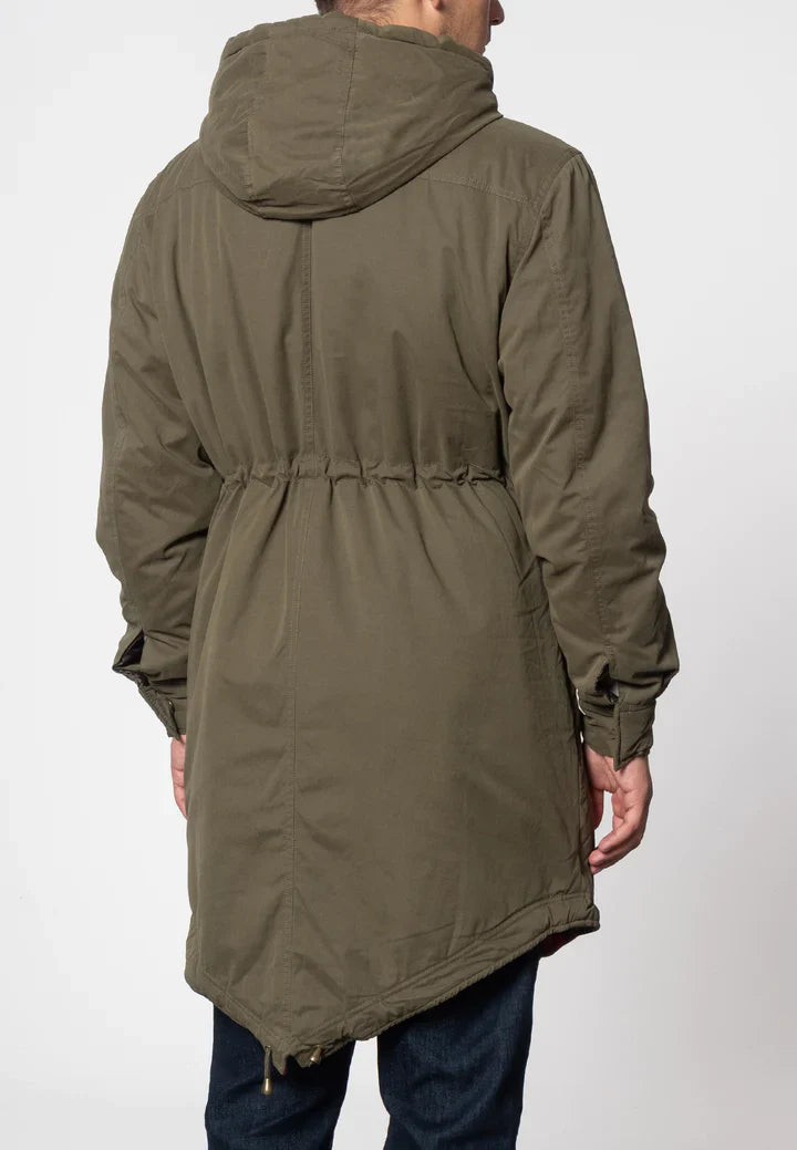 Merc Tobias Fishtail Parka Combat Green