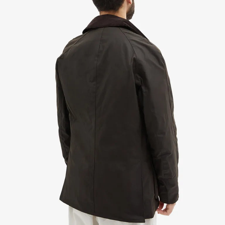 Barbour Ashby Wax Jacket Olive
