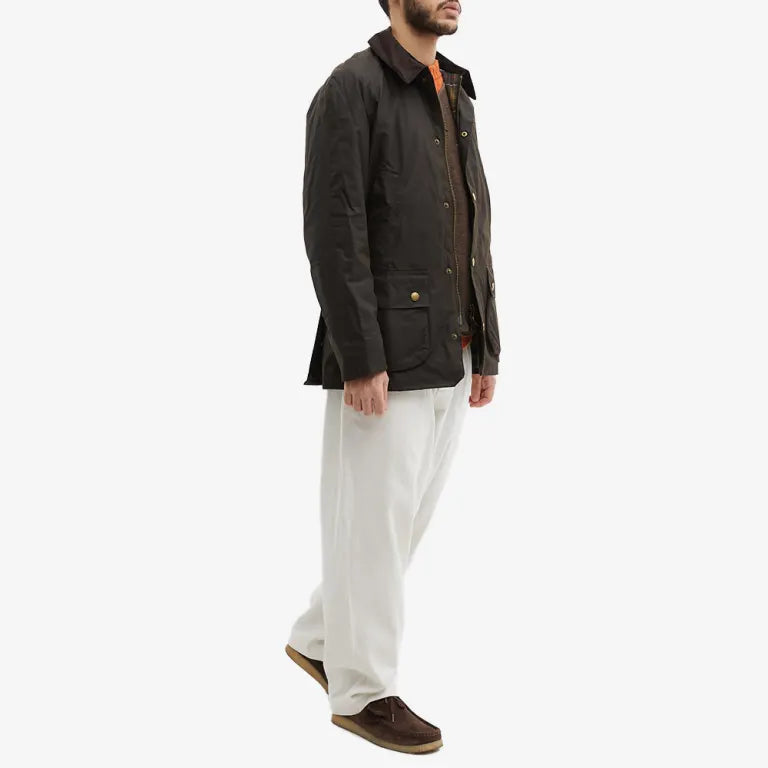 Barbour Ashby Wax Jacket Olive