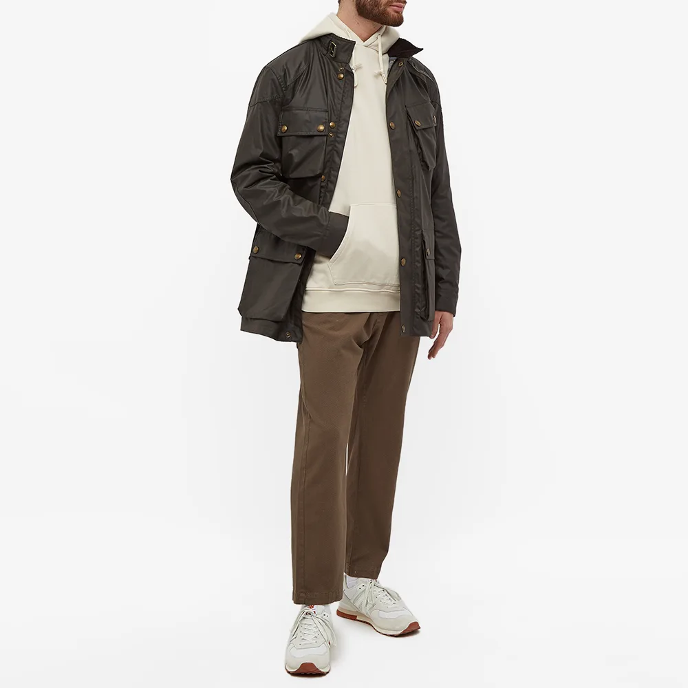 Belstaff Trialmaster Jacket Waxed Cotton Faded Olive