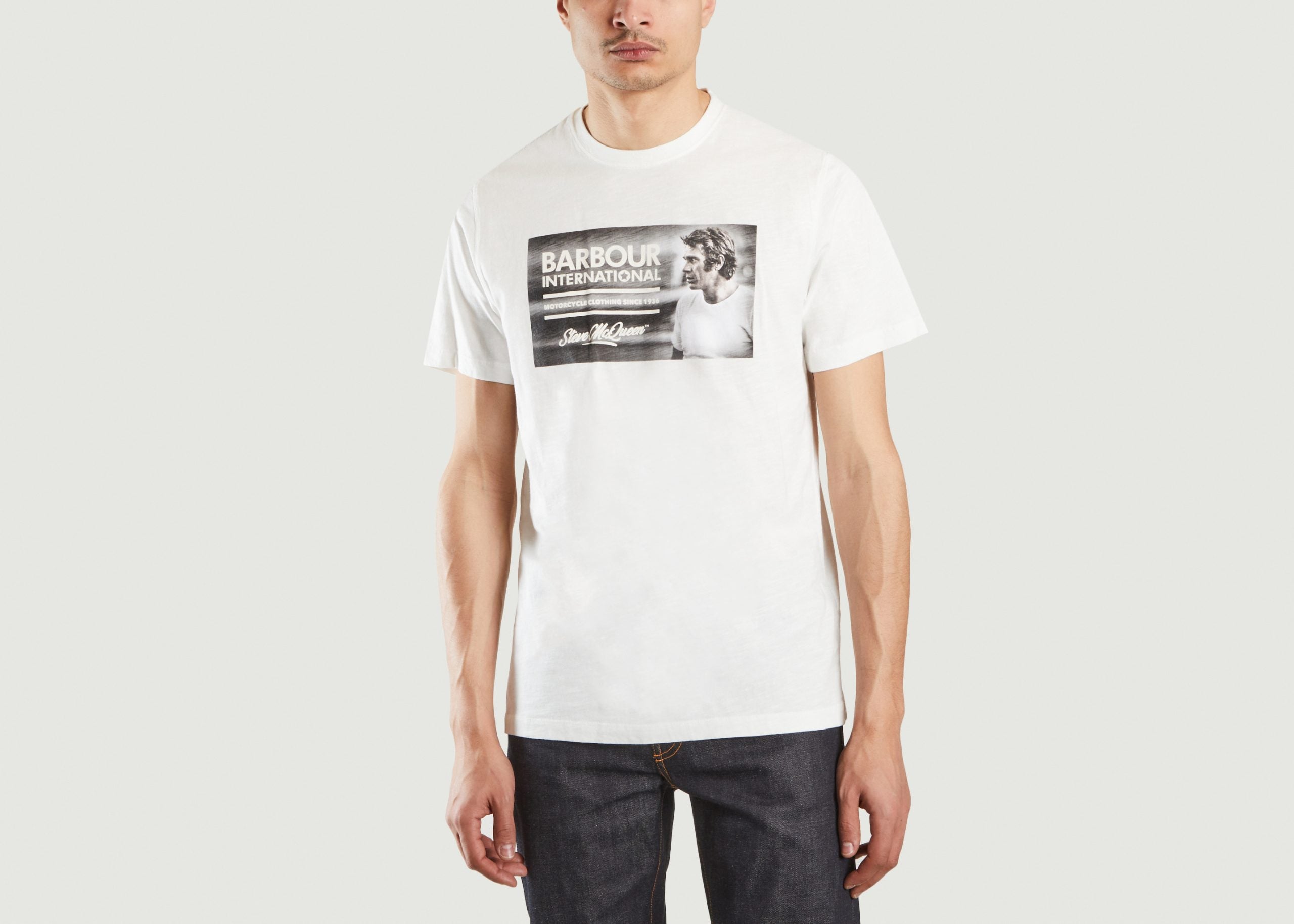 Barbour International SMQ Legend T-Shirt White