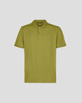 C.P. Company Stretch Pique Slim Fit Logo Polo Green Moss