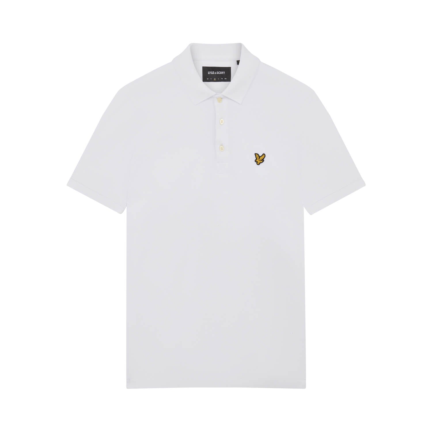 Lyle & Scott Men's Plain Polo Shirt - White