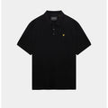 Lyle & Scott Men's Plain Polo Shirt - Jet Black