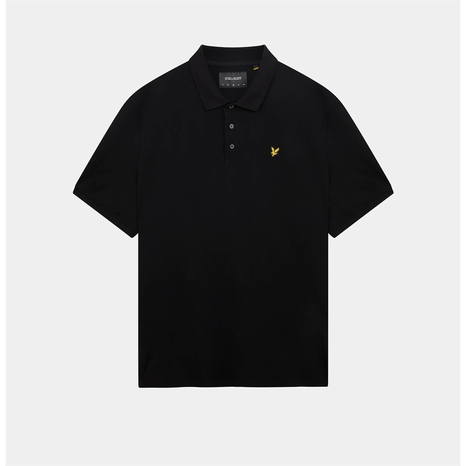 Lyle & Scott Men's Plain Polo Shirt - Jet Black