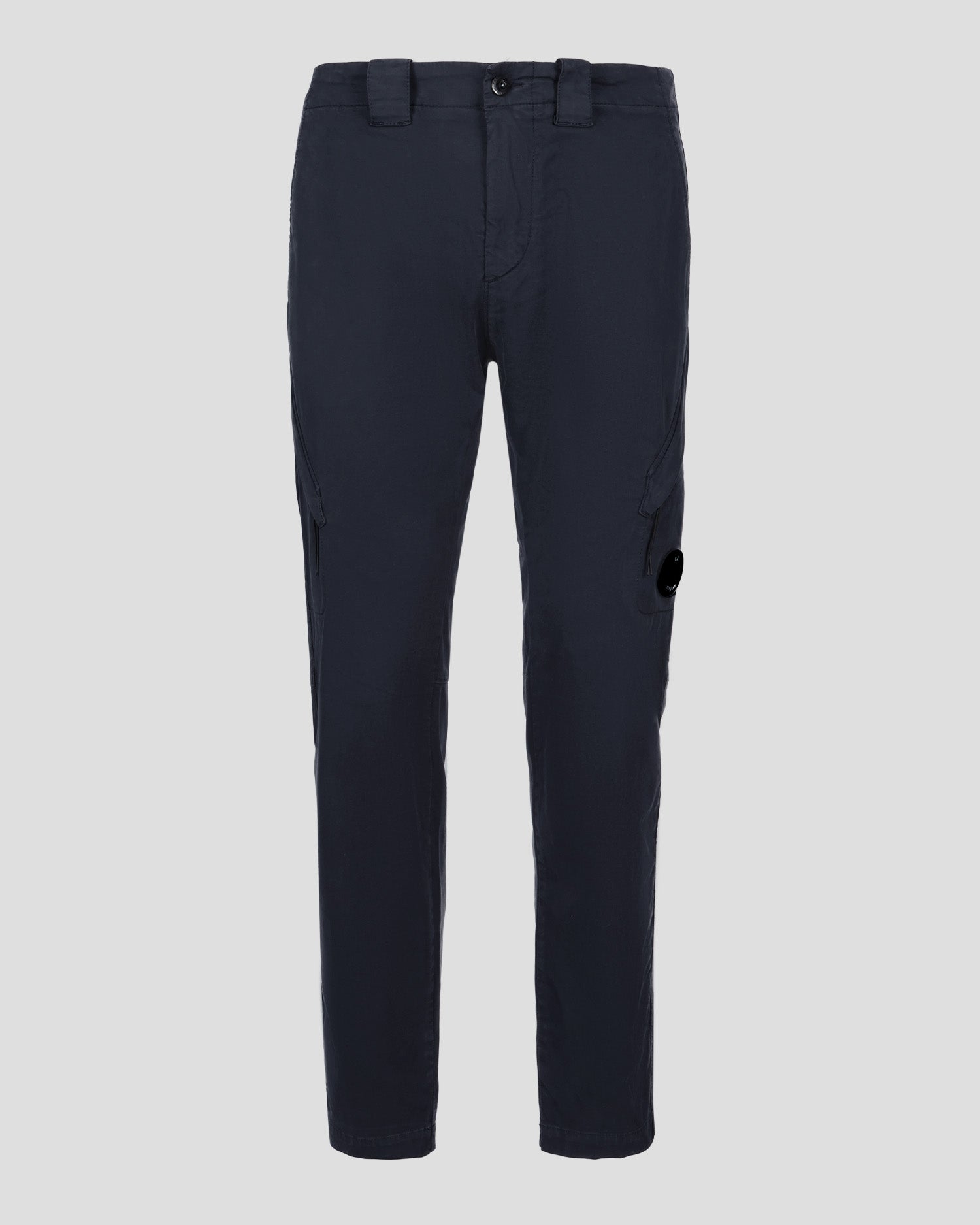 C.P. Company Stretch Sateen Cargo Pants Ergonomic 138A Fit Total Eclipse Blue