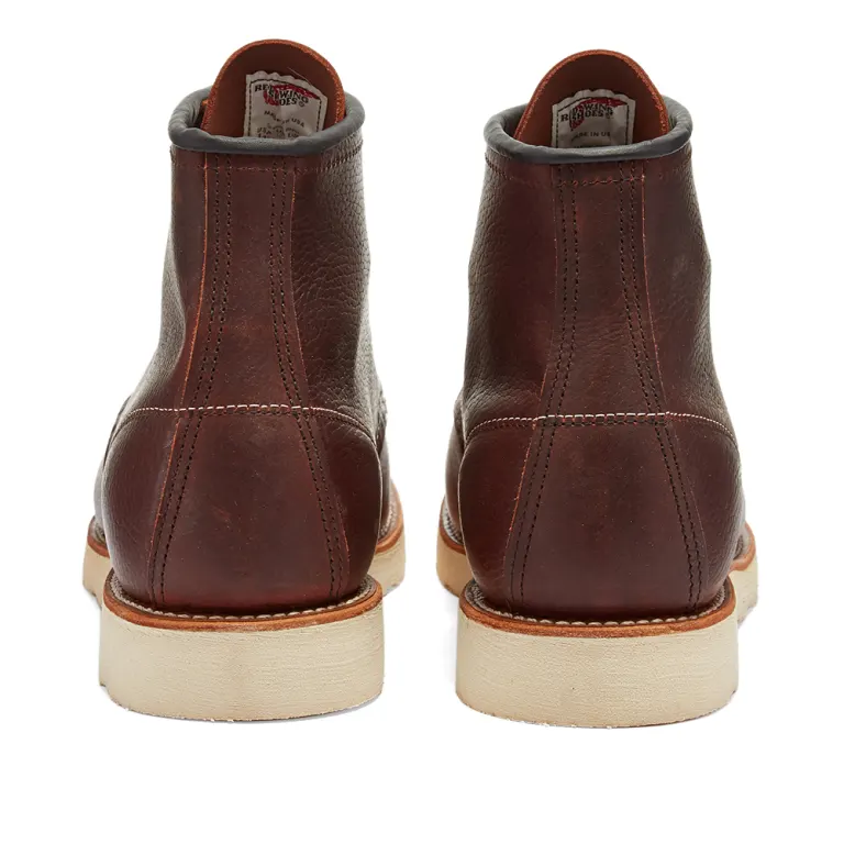 Red Wing 8138 Heritage Work 6" Moc Toe Boot Briar Oil Slick