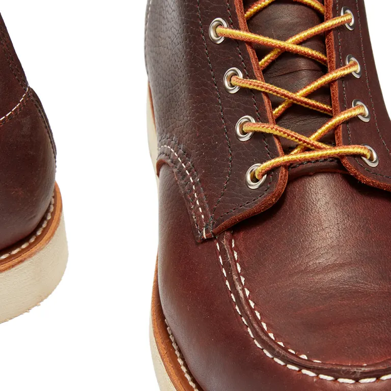 Red Wing 8138 Heritage Work 6" Moc Toe Boot Briar Oil Slick