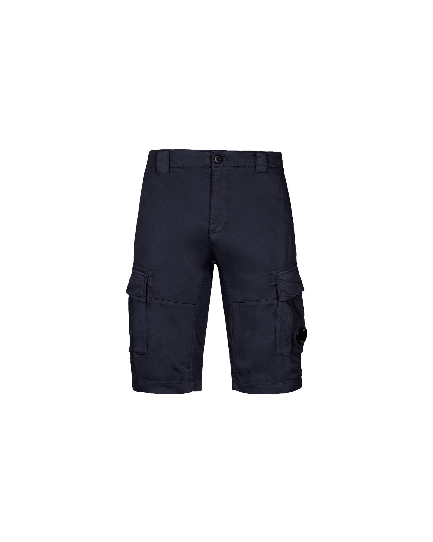 C.P. Company Stretch Sateen Cargo Shorts Total Eclipse Blue