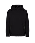 C.P. Company Diagonal Raised Fleece Goggle Hoodie Black