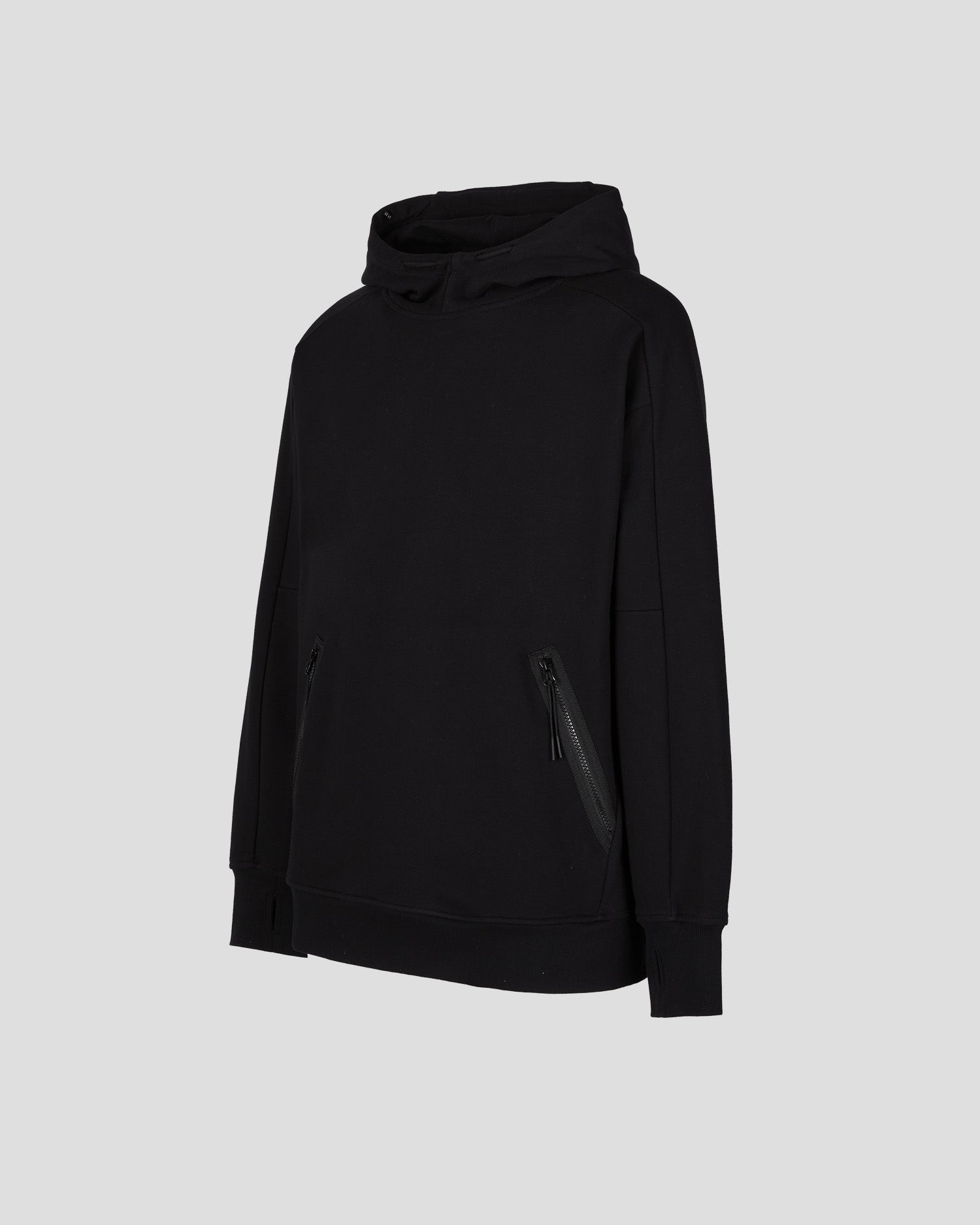 C.P. Company Diagonal Raised Fleece Goggle Hoodie Black