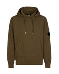 C.P. Company Cotton Fleece Hoodie Ivy Green