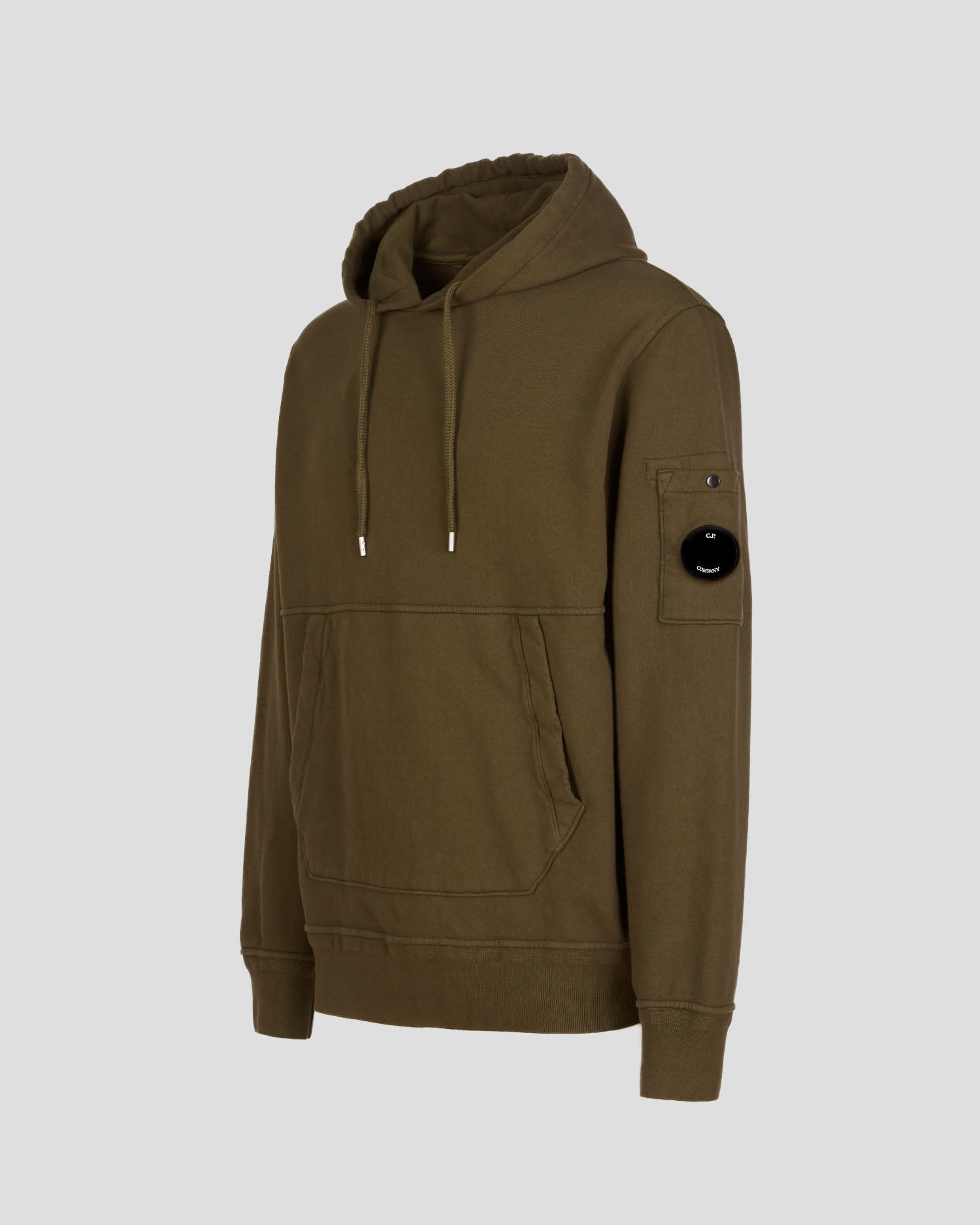 C.P. Company Cotton Fleece Hoodie Ivy Green