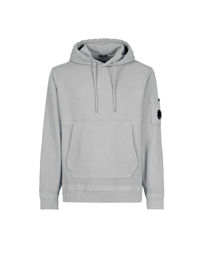 C.P. Company Cotton Fleece Hoodie Flint Grey
