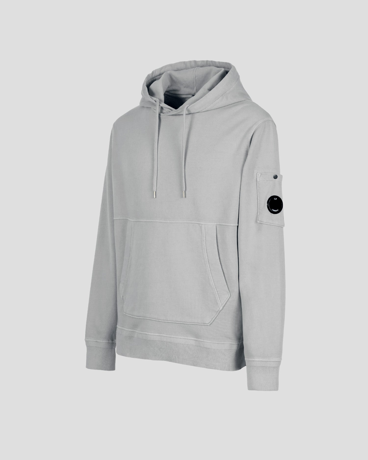 C.P. Company Cotton Fleece Hoodie Flint Grey
