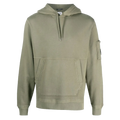 C.P. Company Cotton Fleece Hoodie Bronze Green