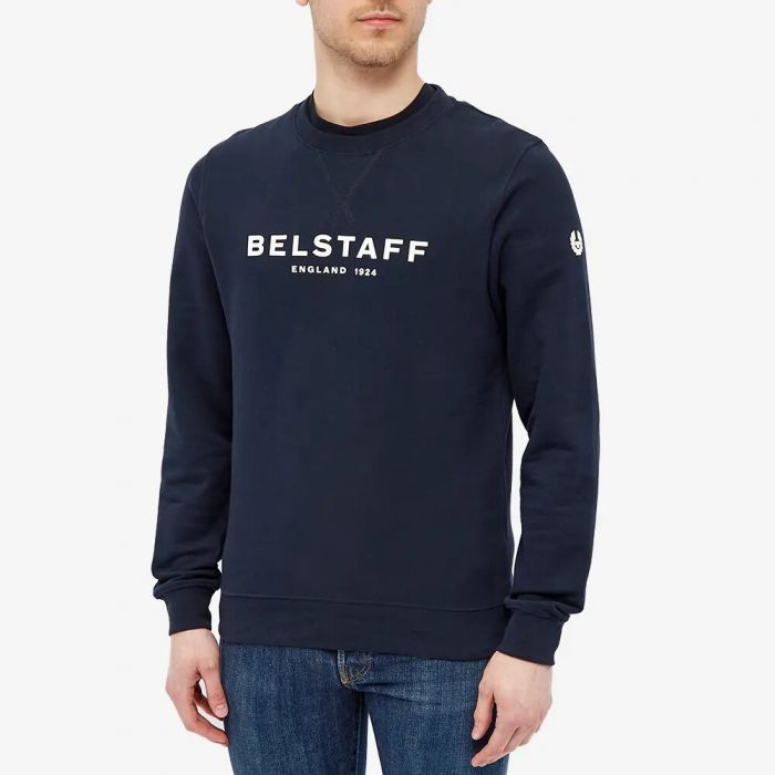Belstaff 1924 Sweatshirt Dark Ink Off White