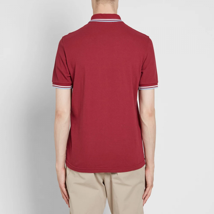 Fred Perry Reissues Original Twin Tipped Polo Maroon White Ice