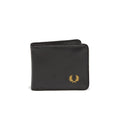 Fred Perry Coated Polyester Billfold Wallet Black