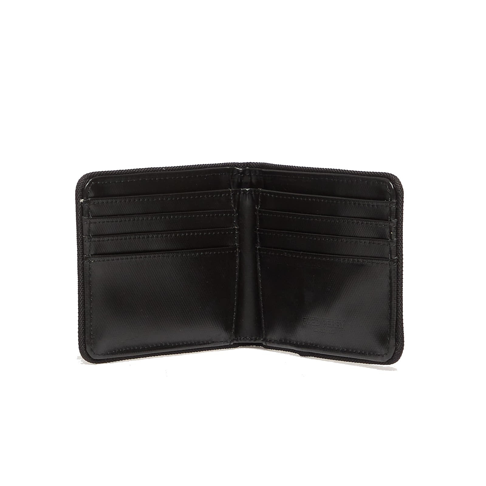 Fred Perry Coated Polyester Billfold Wallet Black