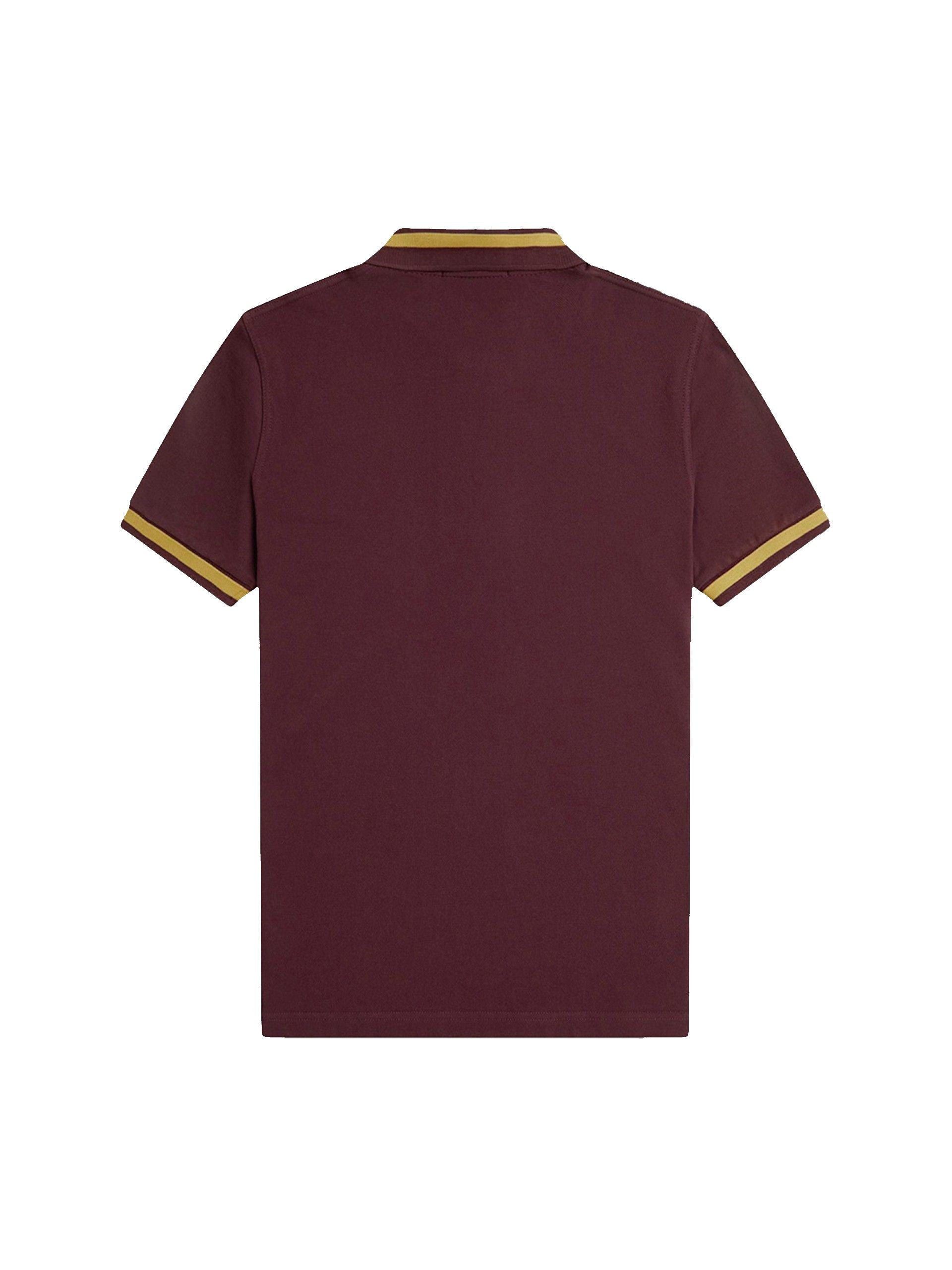 Fred Perry Reissues Original Single Tipped Polo Oxblood M96