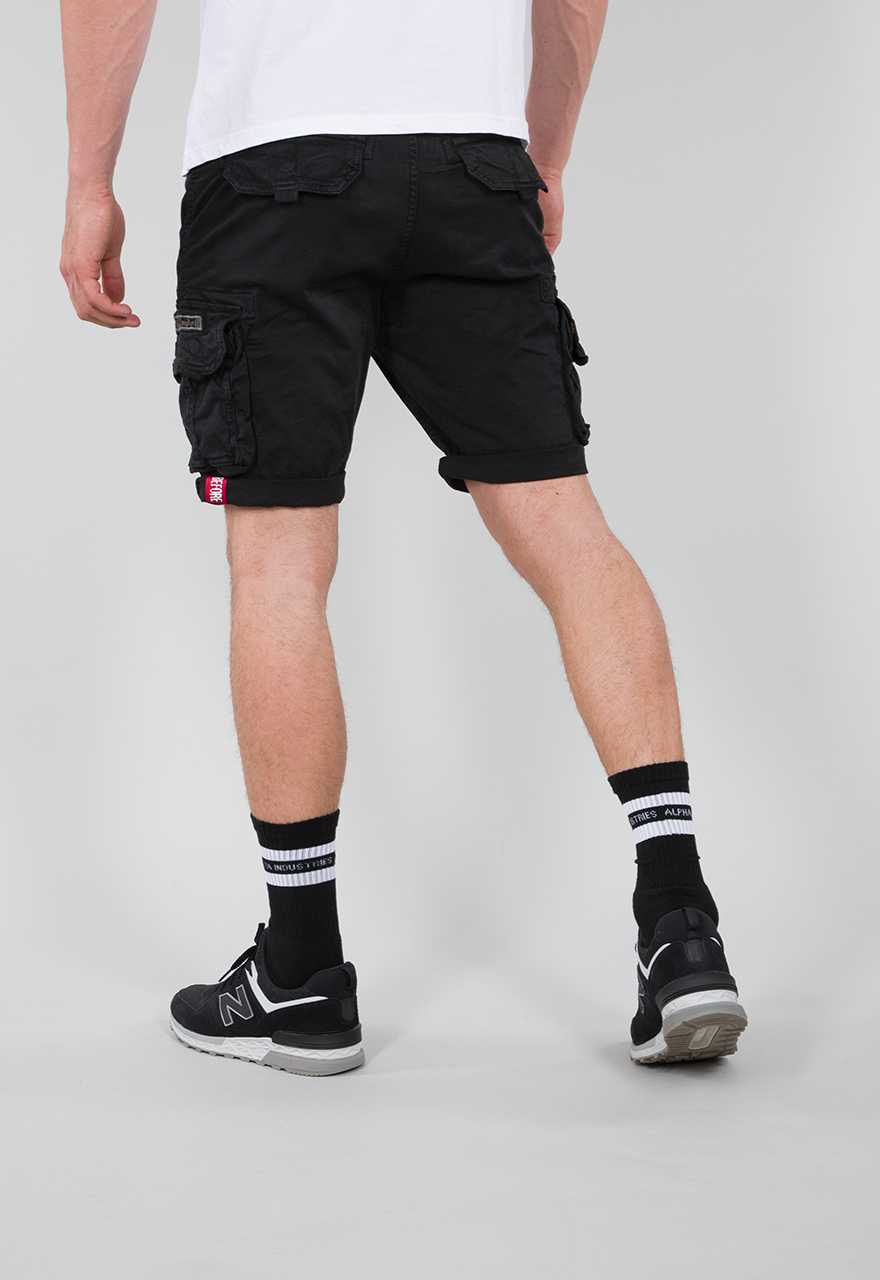Alpha Industries Crew Cargo Short Black