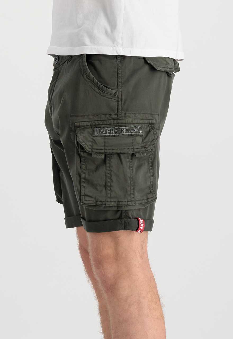Alpha Industries Crew Cargo Short Grey Black