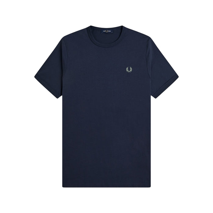 Fred Perry Ringer T-Shirt 738 Navy