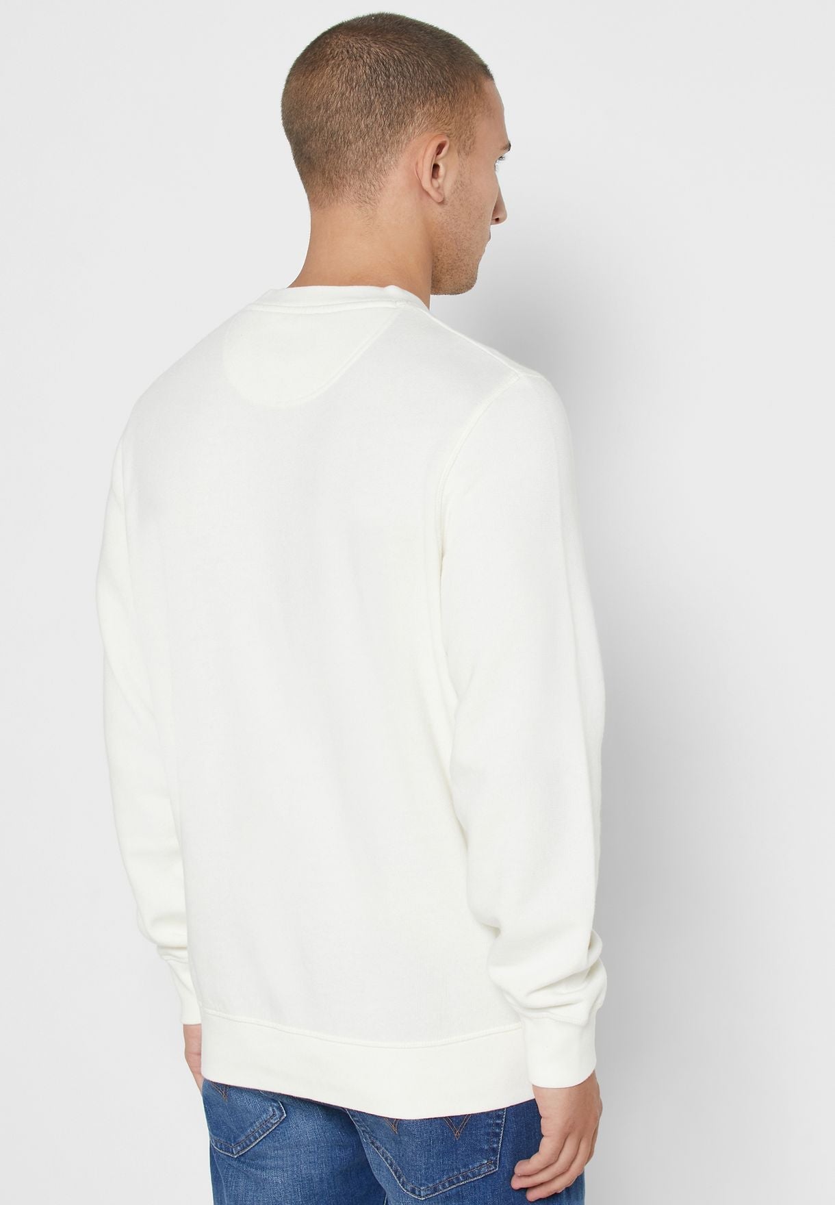 Barbour Reed Crew Sweatshirt Ecru