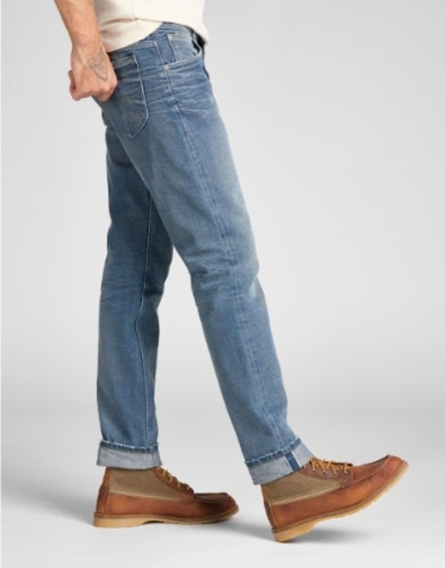 Lee 101 Rider Slim Straight 13oz Japan Selvage Blue Speedway L32
