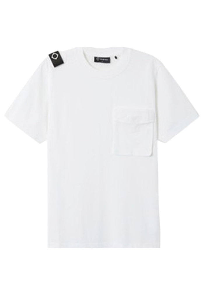 MA.STRUM Cargo Pocket Tee Optic White