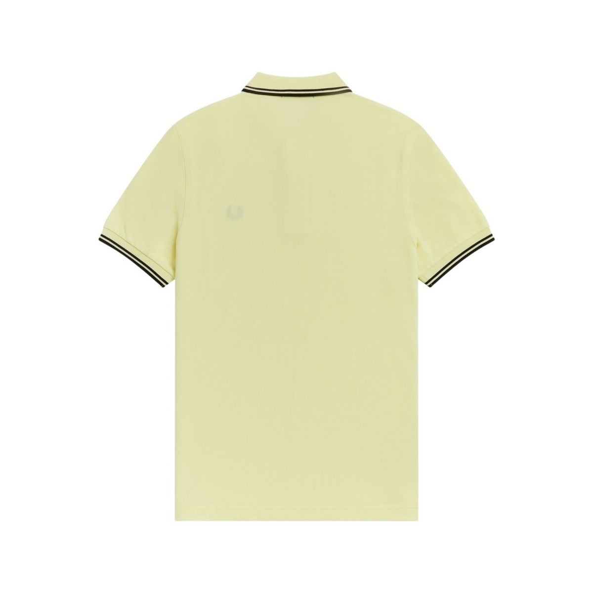 Fred Perry Slim Fit Twin Tipped Polo Wax Yellow Navy Black