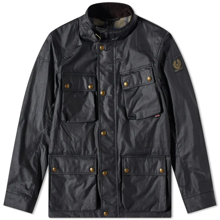 Belstaff Fieldmaster Jacket Waxed Cotton  Black