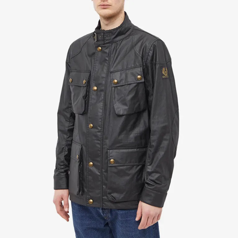 Belstaff Fieldmaster Jacket Waxed Cotton  Black