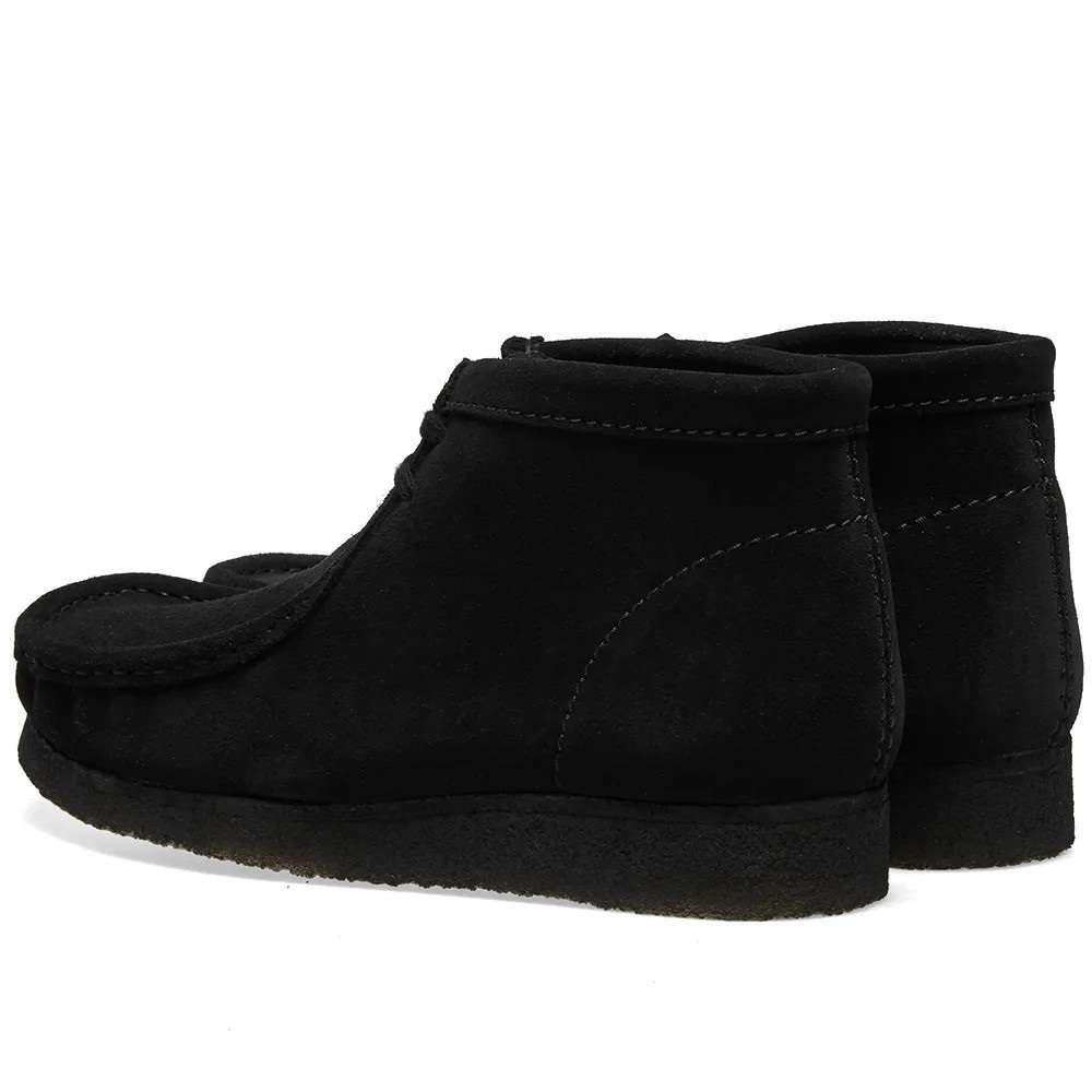 Clarks Originals Wallabee Boot Black Suede
