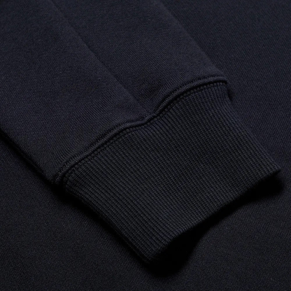 C.P. Company Diagonal Raised Fleece Crew Neck Sweatshirt Total Eclipse Blue