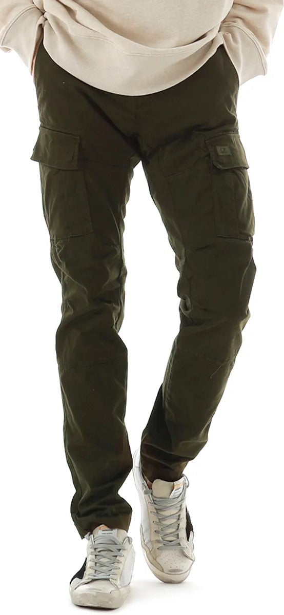 C.P. Company Stretch Sateen Cargo Pants Dark Green